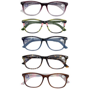 Hummingbird 5-pack Set The Madison Blue Light Readers Assorted